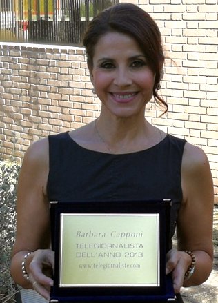Barbara Capponi è la telegiornalista dell'anno 2013